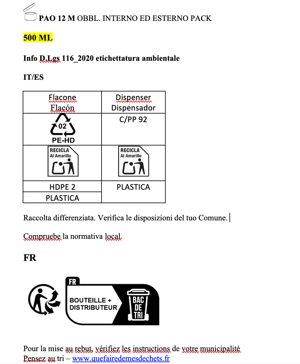 Etichettatura ambientale