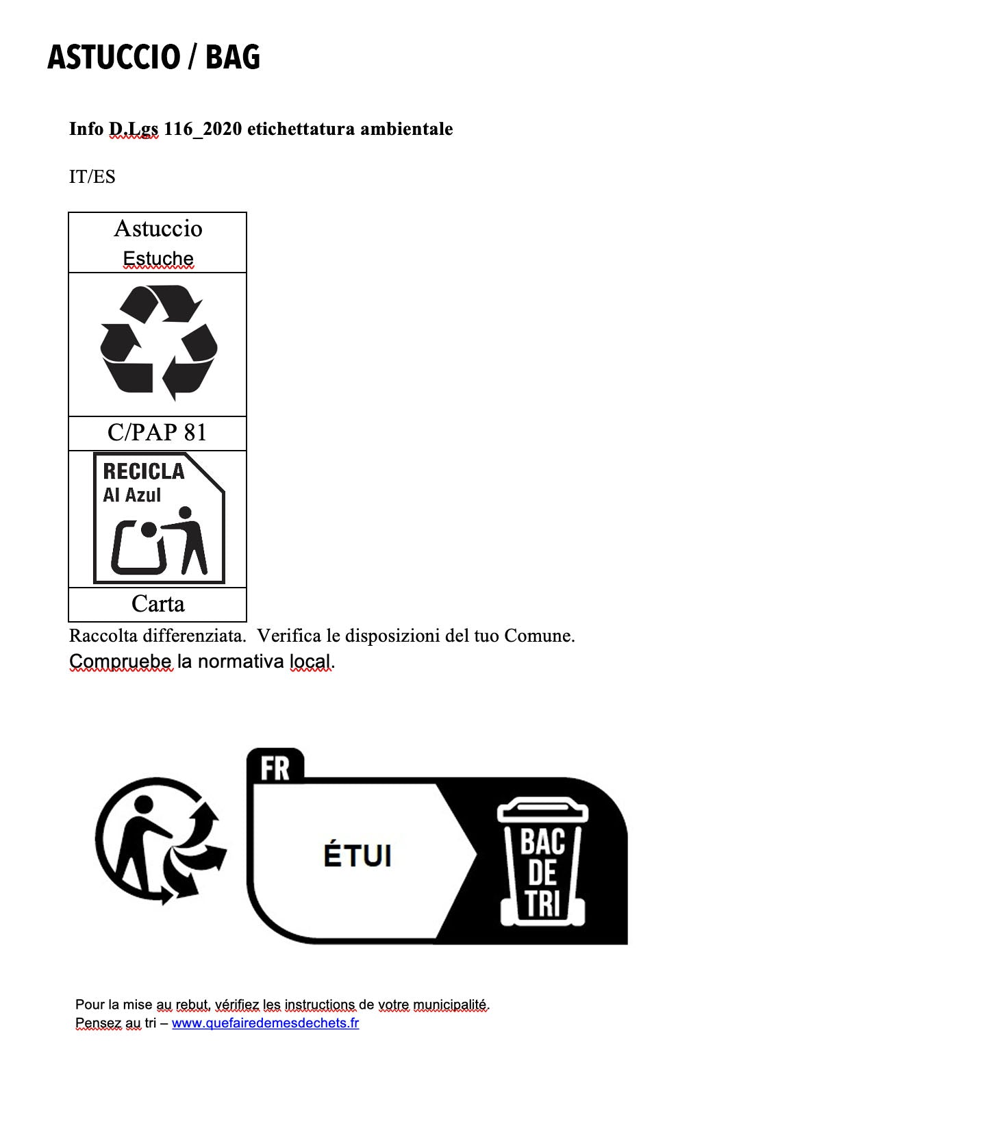 Etichettatura ambientale